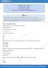 Đề thi học kì 1 Toán 10 Chân trời sáng tạo - Đề số 8